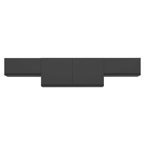Kit 3 Armários de Cozinha Aéreos 4 Portas Veneza Multimóveis Mp2151 Preto