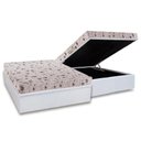 Ver imagem 1 de Conjunto Box Baú Casal: Colchão Espuma Herval D23 Sonum + Base Crc Courano White(138x188)