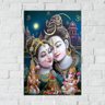 Placa Decorativa Mdf Parvati e Shiva Tamanho 20x27cm - 2