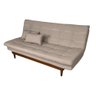 Sofá Cama Dubai Linho Espuma D33 3 Lugares Sala Confortável Bege 201 Império - 1