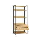 Ver imagem 1 de Closet Modulado Industrial Quarto Solteiro 143cm - Pinus