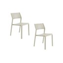 Ver imagem 3 de Conjunto 2 Cadeiras Classicas Empilhaveis Mykonos Fratini