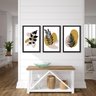Kit 3 Quadros Decorativos Folhagem Minimalista - 3