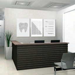 Conjunto Quadros Decorativos Dentista em Tecido Canvas - 3