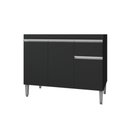 Ver imagem 3 de Balcão para Cozinha 2 Portas Forks Preto Fosco