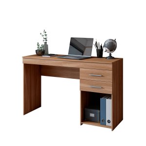 Escrivaninha Mesa Estudo com 2 Gavetas Mobihome - Canela