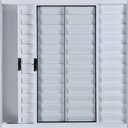 Ver imagem 3 de Janela de Aluminio Veneziana 3 Folhas sem Grade Linha Leve:1,00 X 1,00/branco