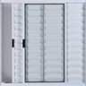 Janela de Aluminio Veneziana 3 Folhas sem Grade Linha Leve:1,00 X 1,00/branco - 3