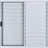 Janela de Aluminio Veneziana 3 Folhas sem Grade Linha Leve:1,00 X 1,00/branco - 4