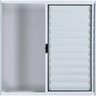 Janela de Aluminio Veneziana 3 Folhas sem Grade Linha Leve:1,00 X 1,00/branco - 1