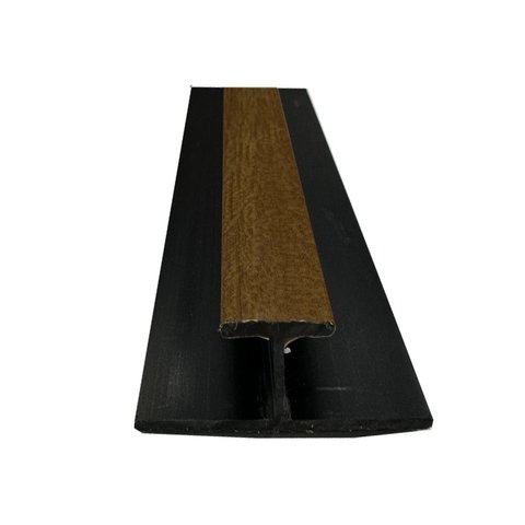 Perfil Tubular Final Tipo H Cedro para Parede Leve 270cm Formaco Decor
