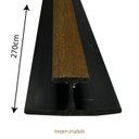 Ver imagem 3 de Perfil Tubular Final Tipo H Cedro para Parede Leve 270cm Formaco Decor