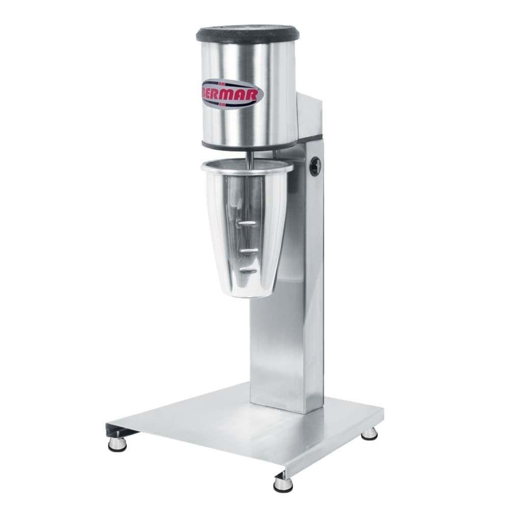 Batedor de Milk Shake Simples Bm Bermar Mixer 1 Haste Bm72 Inox 220v