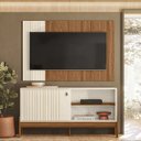 Ver imagem 1 de Rack com Painel para Tv 42 Polegadas 160,5cmx120cm Wood