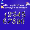 Ver imagem 7 de Número residencial, KIT 5 PEÇAS, algarismo residência, fundido  alumínio, não amassa, enferruja