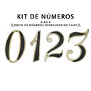 Ver imagem 3 de Número residencial, KIT 5 PEÇAS, algarismo residência, fundido  alumínio, não amassa, enferruja