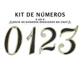 Número residencial, KIT 5 PEÇAS, algarismo residência, fundido  alumínio, não amassa, enferruja - 3