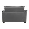 Sofá Namoradeira Dandara 2 Lug Decorativa Para Sala Suede:Cinza - 4