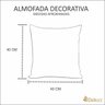 Almofada Decorativa 40 X 40Cm Moto Na Estrada - 2