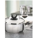 Ver imagem 2 de Jogo de Panelas Tramontina Solar Baquelite em Aço Inox com Fundo Triplo e Cabos e Alças de Baquelite