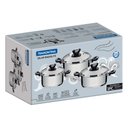 Ver imagem 3 de Jogo de Panelas Tramontina Solar Baquelite em Aço Inox com Fundo Triplo e Cabos e Alças de Baquelite