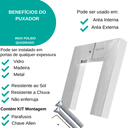 Ver imagem 4 de Puxador Inox Polido Luxo U Quadrado 1,2 Metro Todas Portas