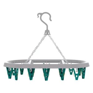Mini Varal Oval Flash Lav6803 Cor:verde Água