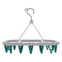 Ver imagem 1 de Mini Varal Oval Flash Lav6803 Cor:verde Água