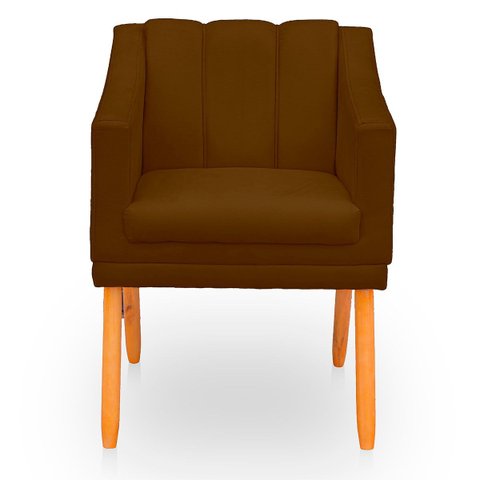 Poltrona Cadeira para Sala Confortável Moderna e Reforçada Mila Suede