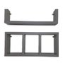 Nicho Organizador e Prateleira Mdf para Decoração de Ambientes - Cinza Tx - 1