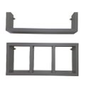 Ver imagem 1 de Nicho Organizador e Prateleira Mdf para Decoração de Ambientes - Cinza Tx