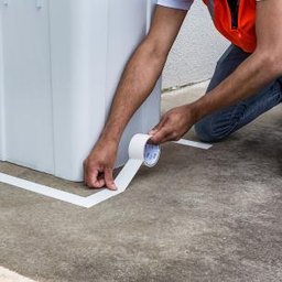 Fita de demarcação branca 48mm x 15m - tekbond - 2