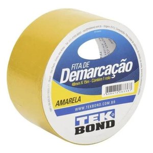Fita De Demarcação Amarela 48mm x 15m - Tekbond