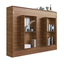 Cama Articulável Horizontal Casal Dallas 194cm com 2 Nichos Nogal Ch140 Art In Móveis - 4