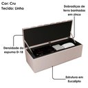 Ver imagem 4 de Recamier Calcadeira Bau 160 Cm Dalia Linho Cru Artte Cru