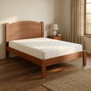 Ver imagem 4 de Cama Casal de Madeira Maciça para Colchão 138x188 Selena F06 Castanho - Lyam Decor