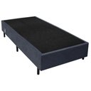 Ver imagem 1 de Cama para Box Solteiro Americano New Barcelona Suede Cinza 96x203 ApoloSpuma