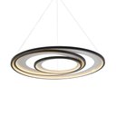 Ver imagem 1 de Lustre Pendente Nordecor Zahal 2508 Preto Led Bivolt