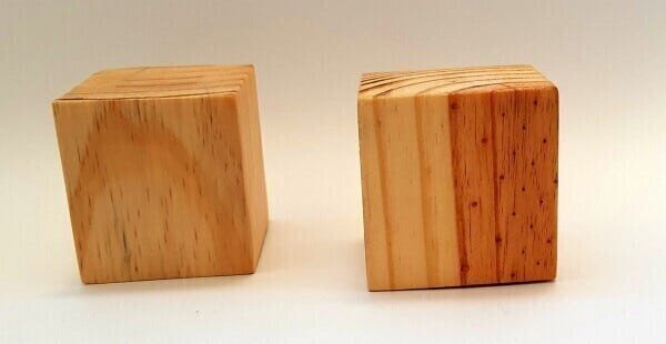 Cubos de madeira decorativos - 2