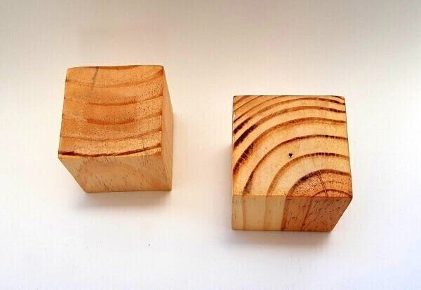 Cubos de madeira decorativos - 3