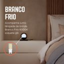 Ver imagem 2 de Abajur Luminária de Mesa Dama Interruptor e Globo e Lâmpada Branco Frio Decoração Casa Sala Quarto