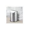 Lixeira de Pia Inox Mini Basculante Lavabo Escritorio 1,5l - 4