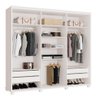 Guarda Roupa Grande de Casal 100% Mdf 6 Portas Branco Guarol Shop Jm - 3
