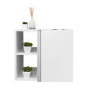 Ver imagem 1 de Conjunto Gabinete para Banheiro Branco 55cm sem Cuba Harpia