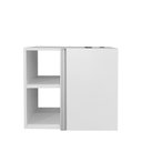 Ver imagem 2 de Conjunto Gabinete para Banheiro Branco 55cm sem Cuba Harpia
