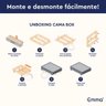 Cama Box Emma Original - Base para Colchão Solteiro (88x188cm) - 6