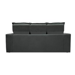 Sofá 3 Lugares Retrátil e Reclinável Cama Inbox Slim 2,00M Velusoft Cinza - 6