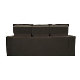 Sofá 3 Lugares Retrátil e Reclinável Cama Inbox Slim 2,00M Velusoft Café - 6