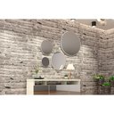 Ver imagem 3 de Painel Decorativo Redondo Espelhado 45cm Es10 Dalla Costa - Off White