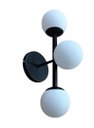 Ver imagem 1 de Arandela Luminária de Parede Jabuticaba Alamin-le26/3p Preto - Preto